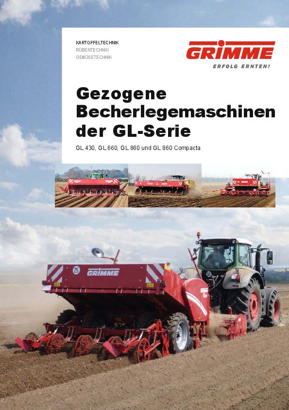Gezogene Becherlegemaschinen der GL-Serie