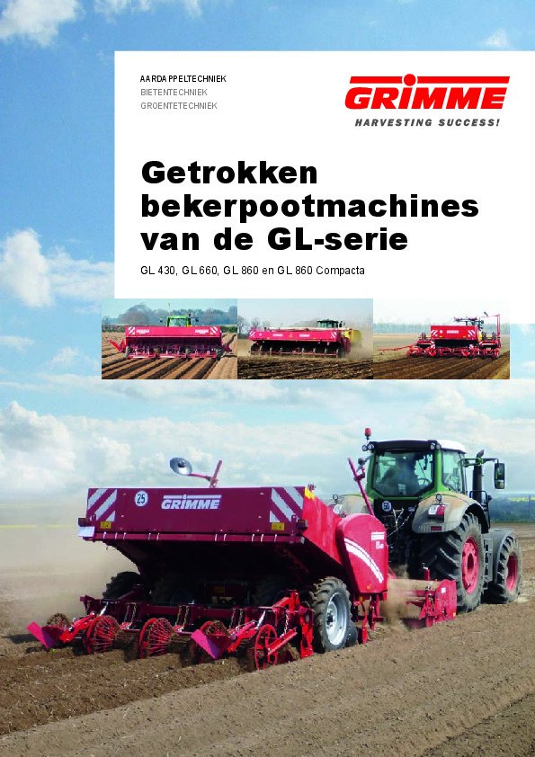 Getrokken bekerpootmachines van de GL-serie