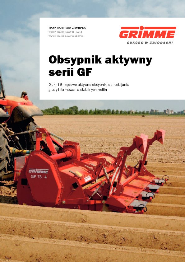 Obsypnik aktywny  serii GF