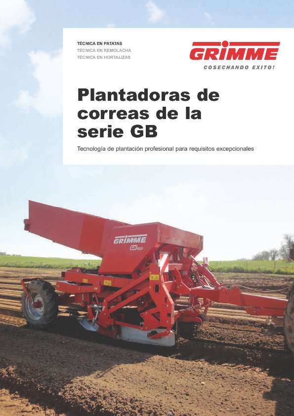 Plantadoras de correas de la serie GB