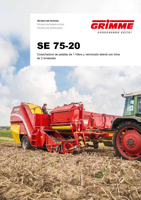 SE 75-20 Cosechadora de patatas