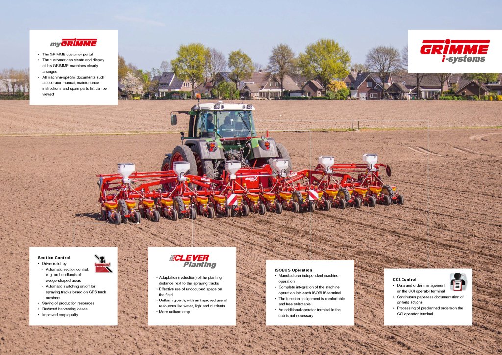 GRIMME i-systems - MATRIX Seeding technology