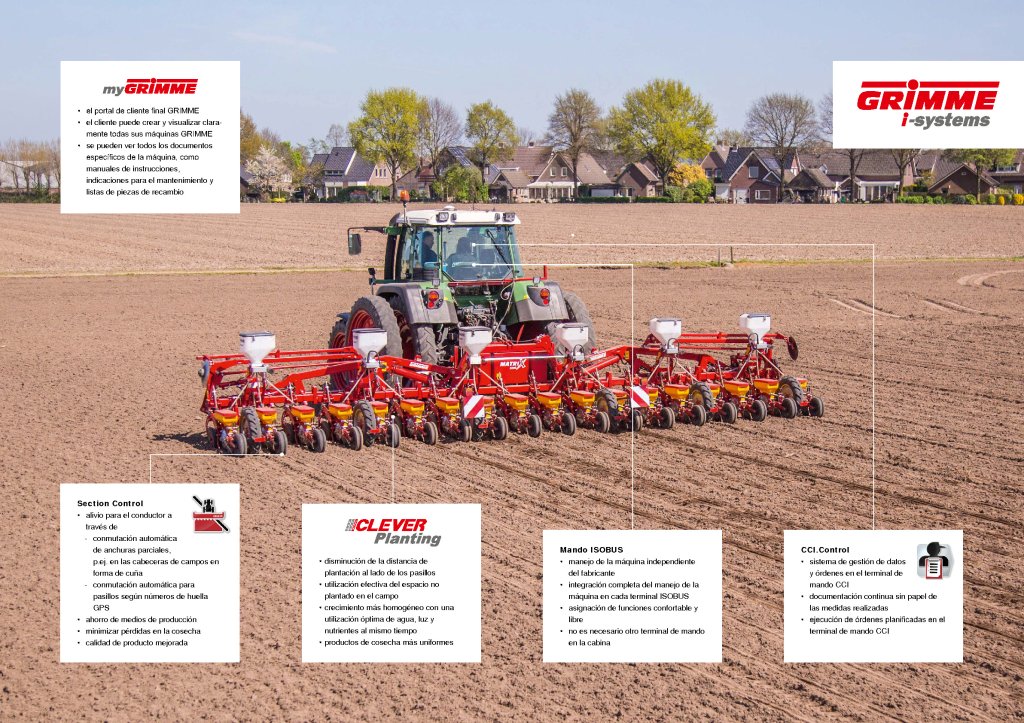 GRIMME i-systems - MATRIX Técnica de siembra