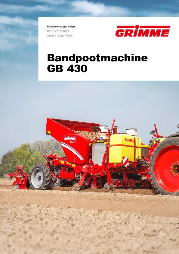 Bandpootmachine GB 430