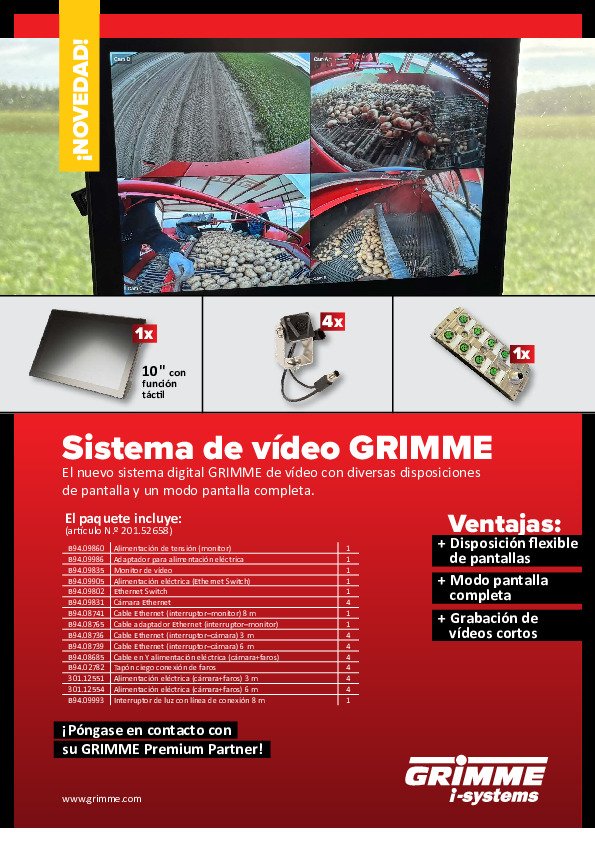 112025_isystem Flyer_GRIMME_Videosystem_ES
