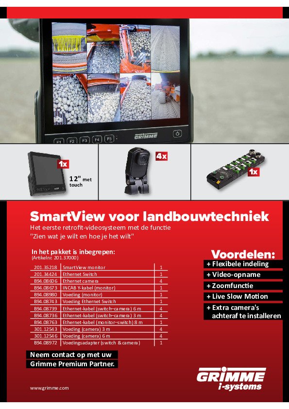 112025_isystem Flyer_GRIMME_SmartView_NL
