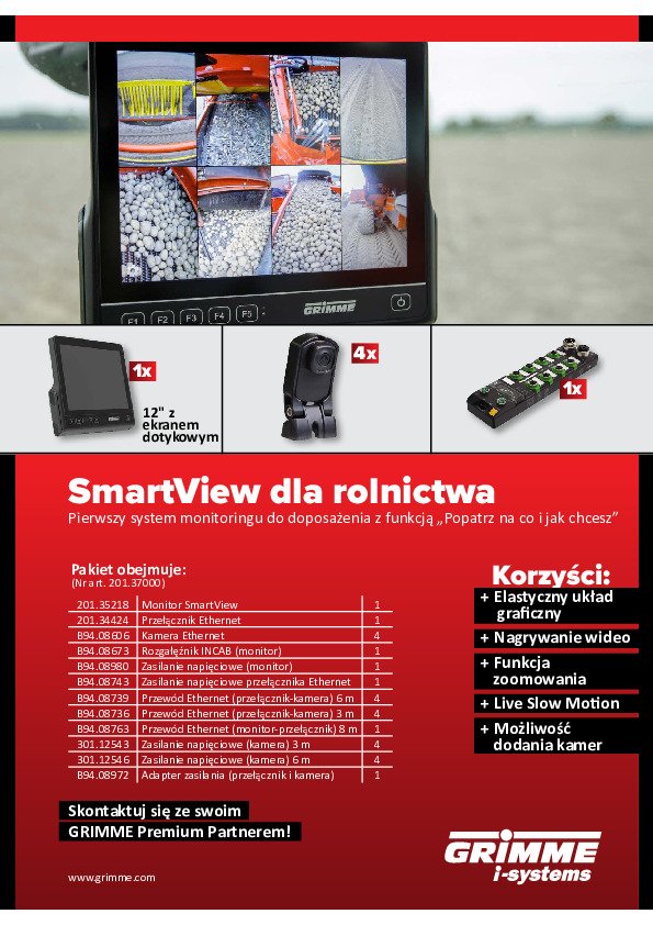 112025_isystem Flyer_GRIMME_SmartView_PL