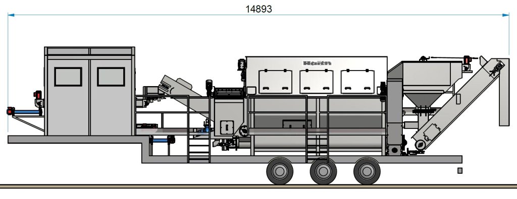 Haith Mobile Washer Side View